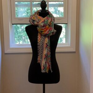 Large cotton wrap, scarf.